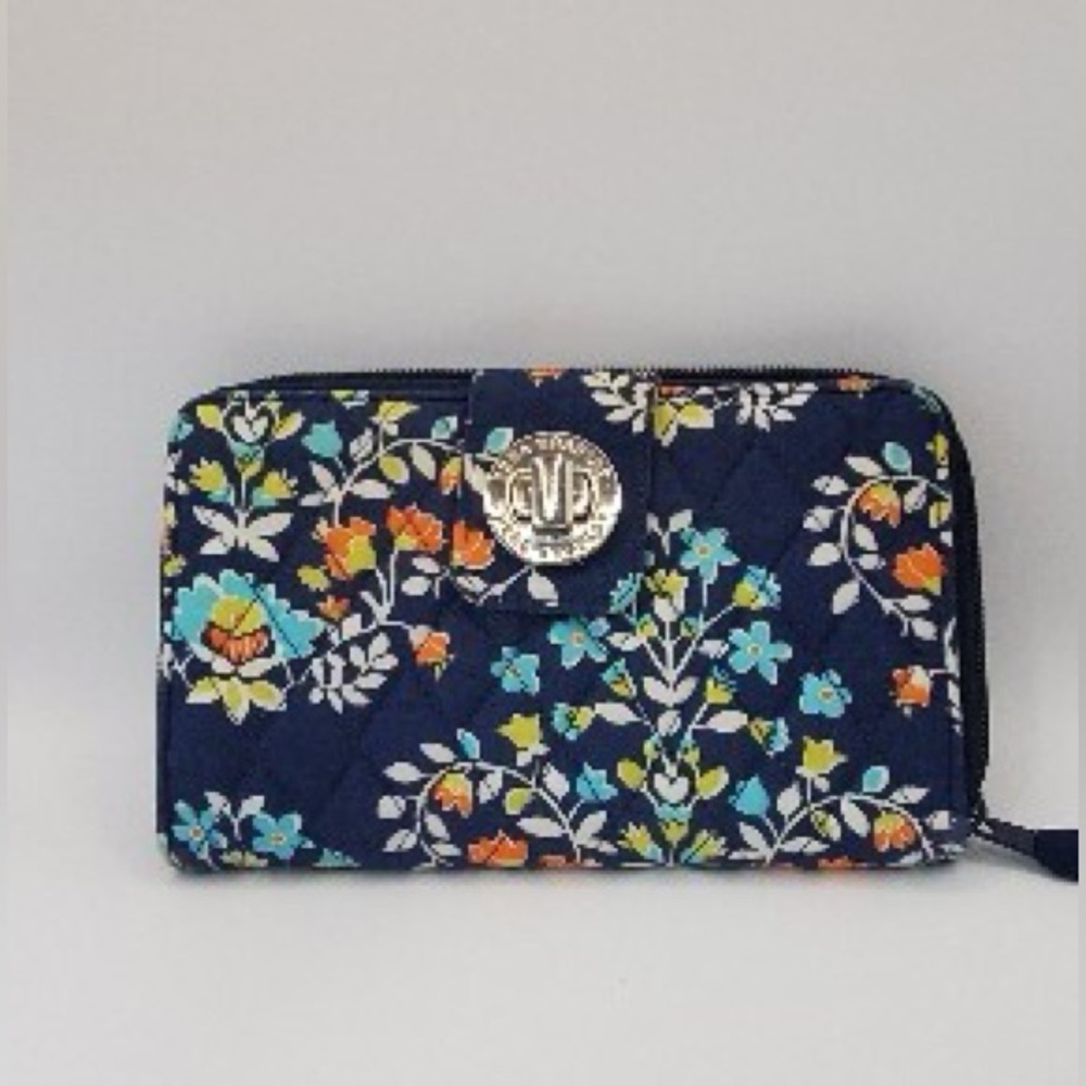 Vera Bradley Blue Floral Wallet